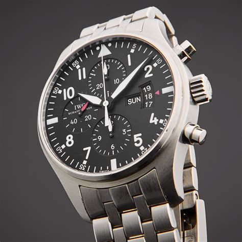 iwc fliegeruhr chronograph wasserdicht